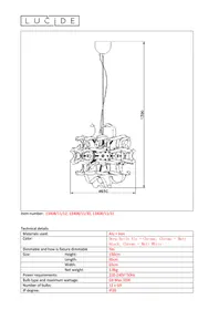 Notice Lucide ATOMITA 134081112 Luminaire