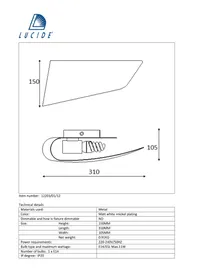 Notice Lucide OLA 122030112 Éclairage