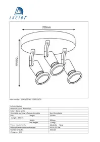 Notice Lucide JASTER 119031530 Plafonnier