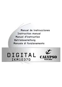 Notice Calypso K5697 DIGITAL Watch