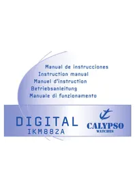 Notice Calypso K5573 DIGITAL Uhr