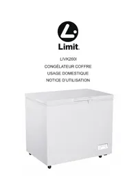 Notice Limit LIVK260I Vriezer