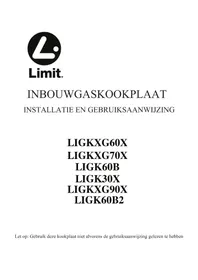 Notice Limit LIGK60B2 Fornuis