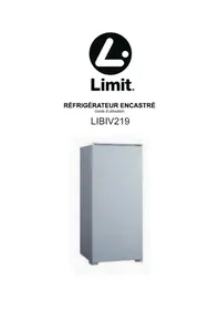 Notice Limit LIBIV219 Réfrigérateur