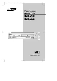 Notice SAMSUNG DVDV440 Lecteur dvd