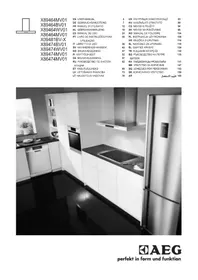Notice AEG X86474MV01 Hűtőszekrény