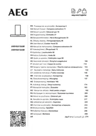 Notice AEG AWH6416AM Campana extractora