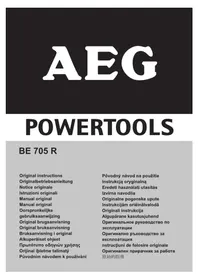 Notice AEG BE 705 R Gręžtuvas