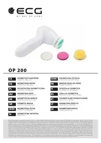 Notice ECG OP 200 Brosse cosmétique