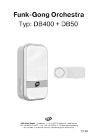 Notice REV DB400 Sonnette de portes