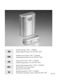 Notice REV 14911 Sonnette de portes