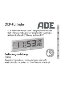 Notice ADE CK 1704 Radio-réveil