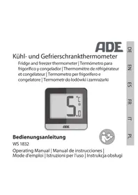 Notice ADE WS 1832 Thermomètre