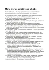 Notice Proscan PLT7035C Tablette