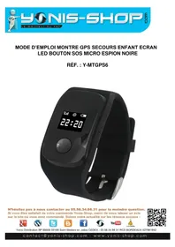 Notice Yonis YMTGPS6 Smartwatch