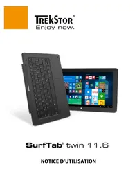 Notice TrekStor SURFTAB TWIN 11.6 WIFI Tablette