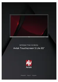 Notice Avtek 5 LITE 65 Moniteur