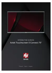 Notice Avtek 5 CONNECT 75 Moniteur