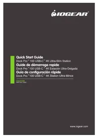 Notice IOGEAR DOCK PRO 100 Autres accessoires informatique