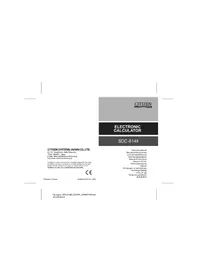 SDC814II CITIZEN