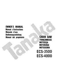 Tanaka ECS3500 - Scie