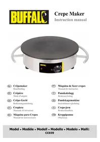 Notice BUFFALO CC039 Frigideira para crepes