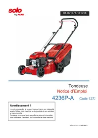 Notice SOLO 4236PA Tondeuse à gazon