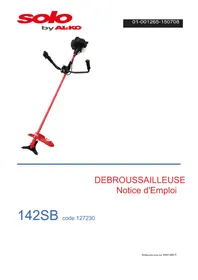 Notice SOLO 142SB Coupe-herbe