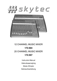 Notice Skytec 172.546 Table de mixage