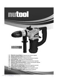 Notice Nutool NRHD1100 Perceuse électrique