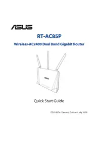 Notice ASUS RTAC85P Juhtmevaba ruuter
