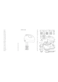 Notice TEFAL PREP'LINE HT4101 Batteur électrique