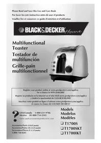 BLACK &amp; DECKER T1700IKT - Grille pain