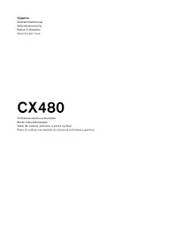 Notice GAGGENAU CX480100 Cucina