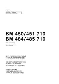 Notice GAGGENAU BM485710 Horno