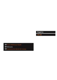 Notice GAGGENAU CM450710 Machine à café