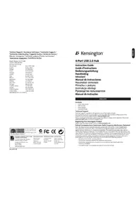 Notice KENSINGTON EASYRISER Station d'acceuil