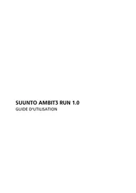 Notice SUUNTO AMBIT 3 RUN 1.0 Smartwatch
