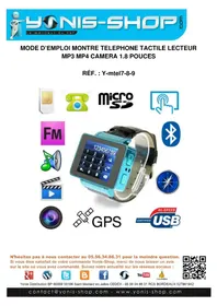 Notice Yonis YMTEL7 Smartwatch