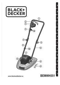 Notice BLACK & DECKER BEMWH551 Plæneklipper