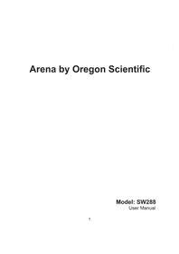 Notice OREGON SCIENTIFIC SW288 Montre connectée sportive