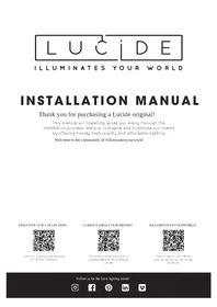 Notice Lucide LANDA Éclairage