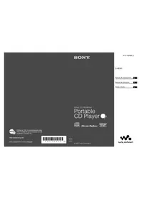 Notice SONY DNE520 Leitor/gravador de cd