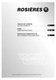 Notice ROSIERES RTG 75 WFB PN плита