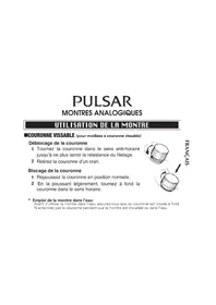 Notice PULSAR ATTITUDE PH8295X1 Montre