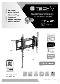 Notice Techly ICAPLB 544T Support mural