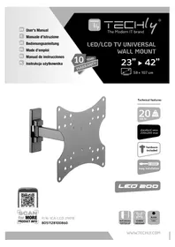 Notice Techly ICALCD 2901E Support mural