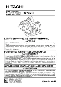Notice HITACHI C 7BMR