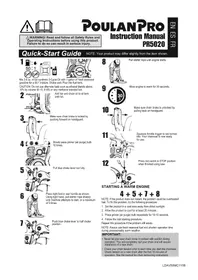 Notice POULAN PLB26 Souffleur