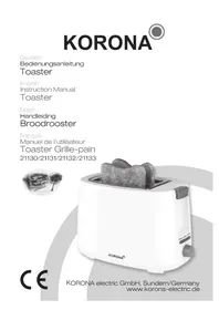 Notice KORONA 21132 Grille pain